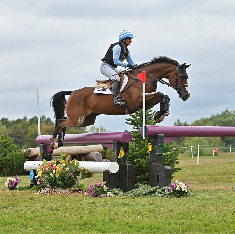 Georgie jumping